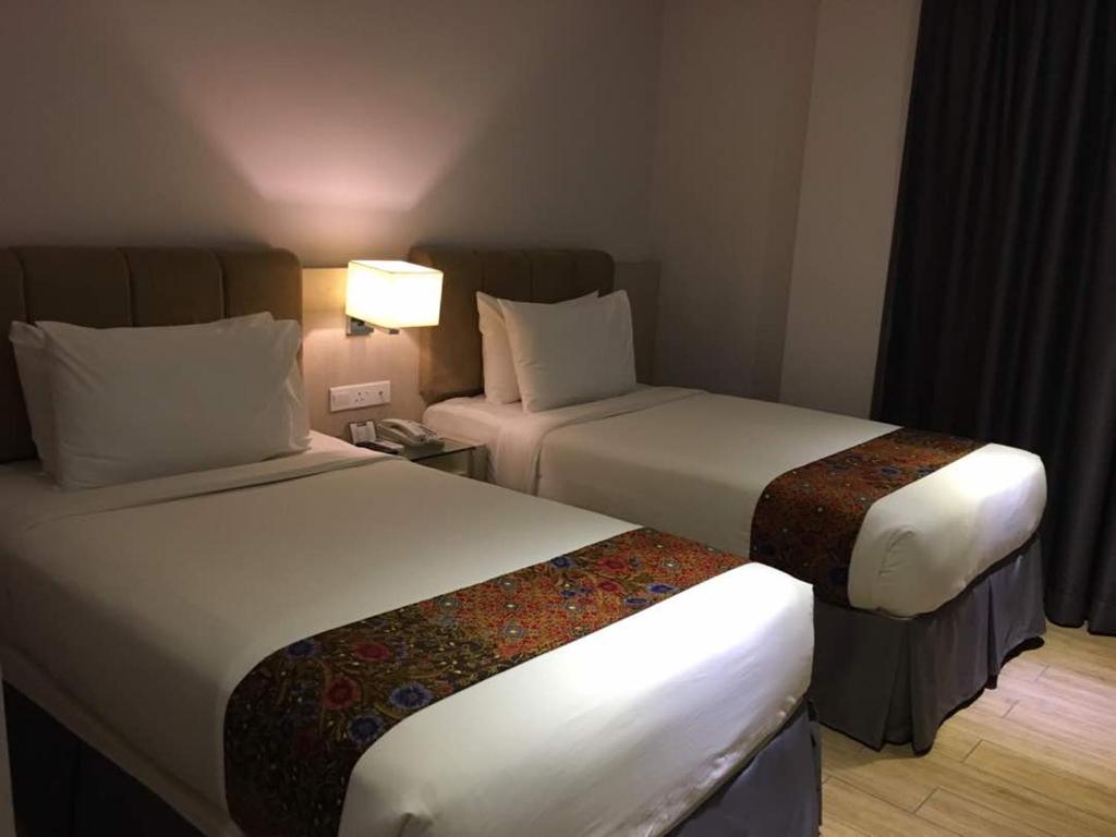 Двухместный (Двухместный номер Делюкс с 2 отдельными кроватями) отеля NU Hotel @ KL Sentral, Куала-Лумпур