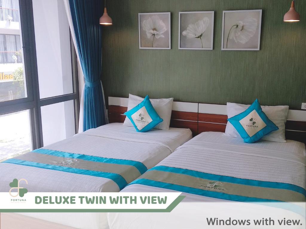 Двухместный (Двухместный номер Делюкс с 2 отдельными кроватями) отеля Fortuna Hotel Phu Quoc, Дуонг-Донг