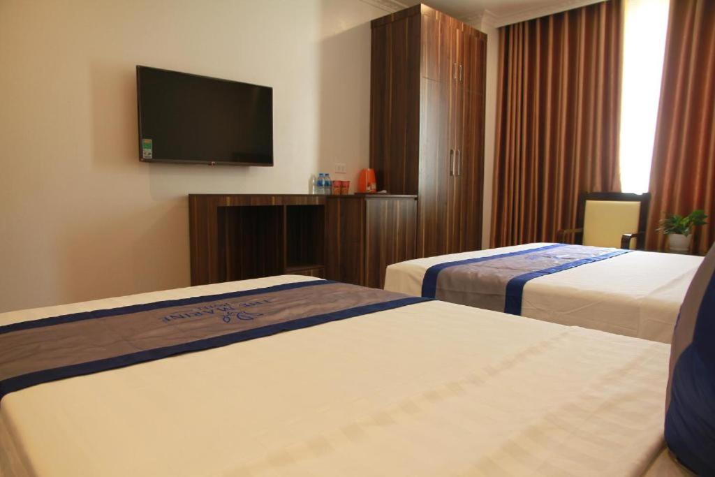 Двухместный (Двухместный номер с 2 отдельными кроватями) отеля Khách sạn Hải Quân - The Marine Hotel, Халонг
