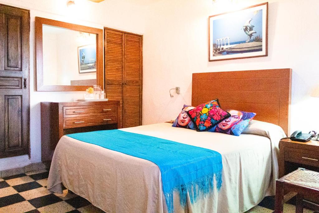 Двухместный (Двухместный номер с 1 кроватью) отеля Hotel Posada De Roger, Пуэрто-Вальярта