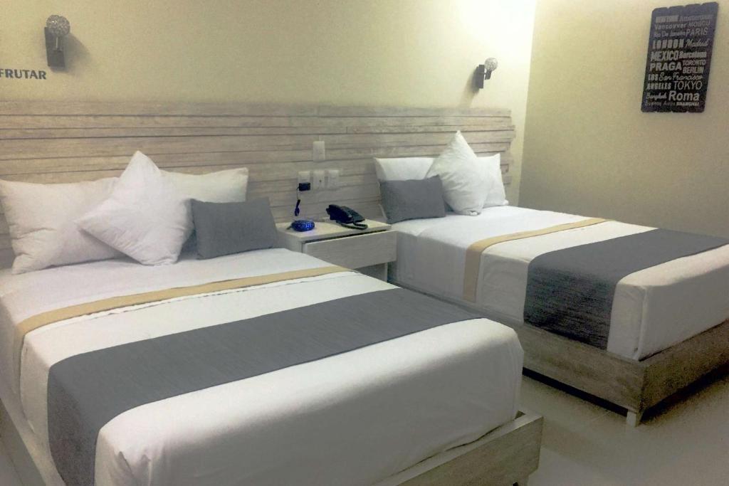 Семейный (Семейный номер с 2 двуспальными кроватями - Для некурящих) отеля Best Western Gran Plaza, Игуала-де-ла-Индепенденсия