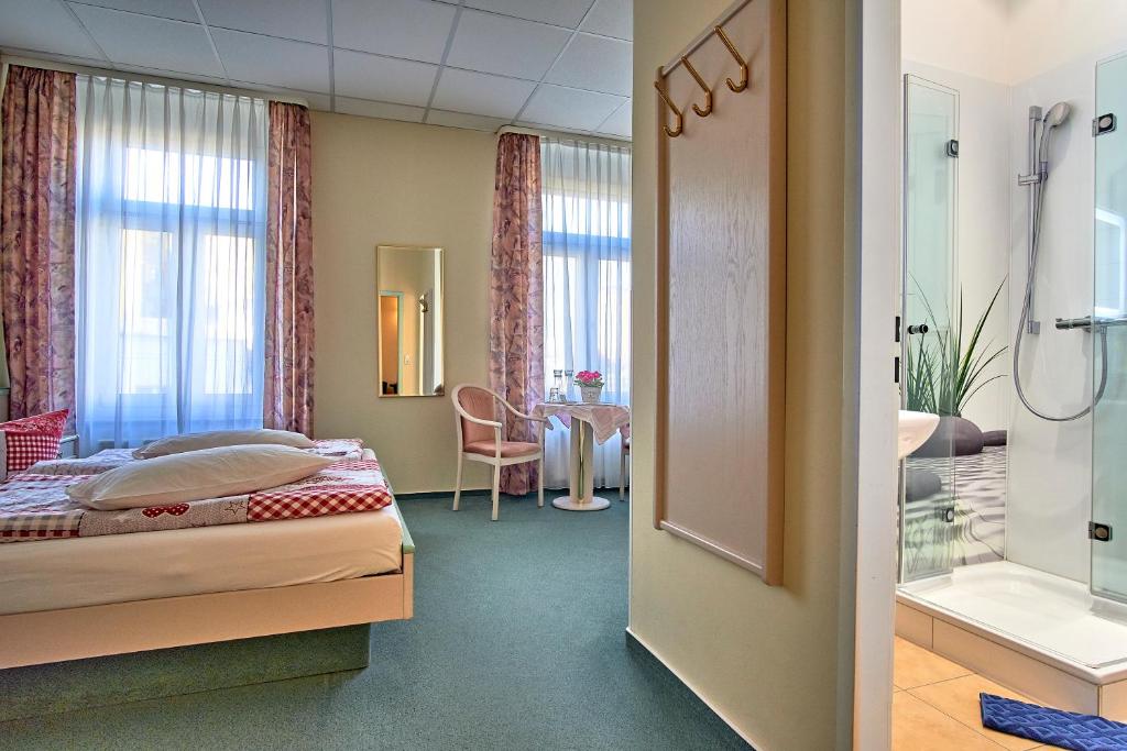 Двухместный (Двухместный номер с 1 кроватью и видом во внутренний двор) отеля Biohotel Amadeus, Шверин