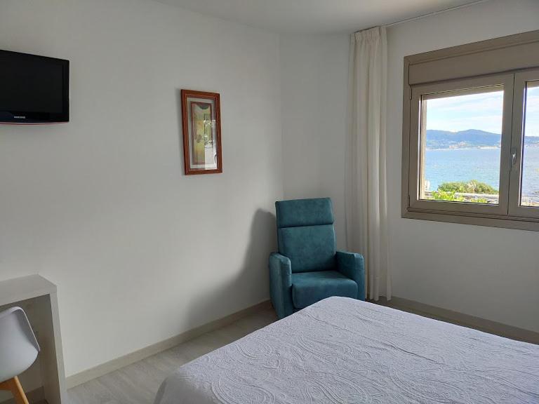 Двухместный (Двухместный номер Делюкс с 1 кроватью и видом на море), A Postiña