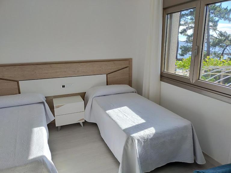 Двухместный (Двухместный номер Делюкс с 1 кроватью и боковым видом на море), A Postiña