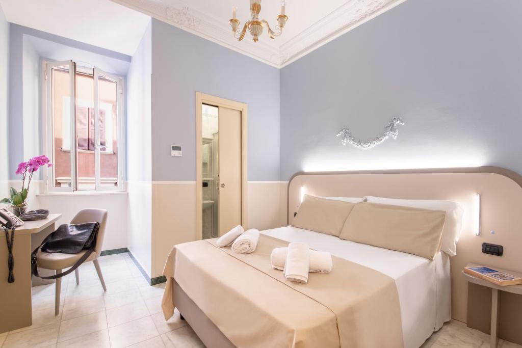 Двухместный (Классический небольшой двухместный номер с 1 кроватью или 2 отдельными кроватями) отеля Hotel Grifo, Рим