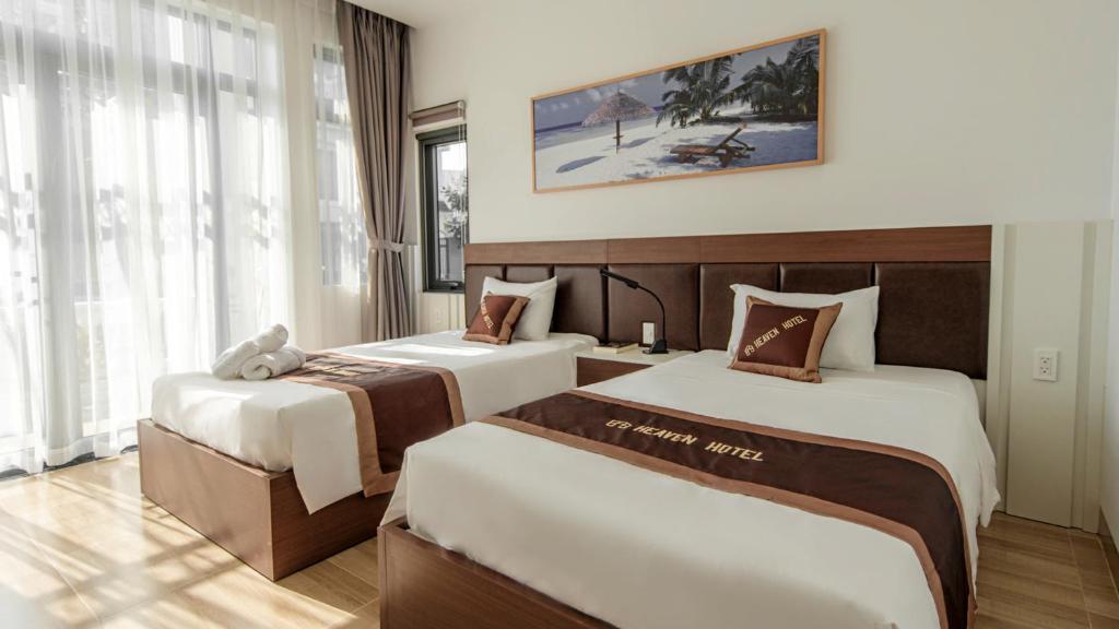 Двухместный (Двухместный номер Делюкс с 1 кроватью или 2 отдельными кроватями, вид на сад) отеля Heaven Villa Hotel Nha Trang, Камрань