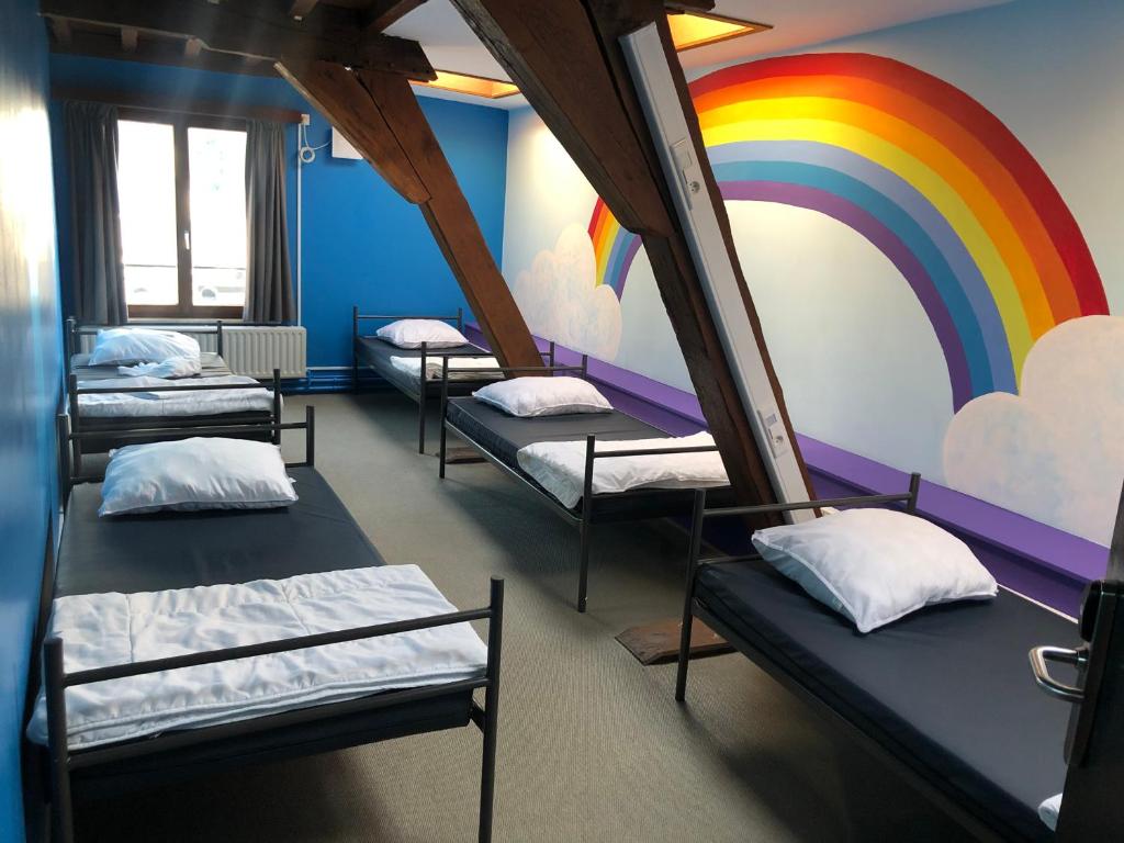 Номер (Кровать в общем номере для мужчин и женщин с 5 кроватями.) хостела Antwerp City Hostel, Антверпен