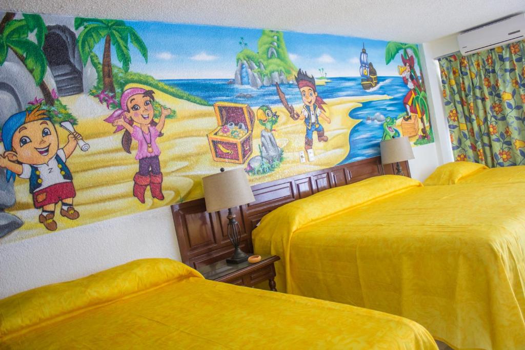 Двухместный (Стандартный номер) отеля Sands Acapulco Hotel & Bungalows, Акапулько-де-Хуарес