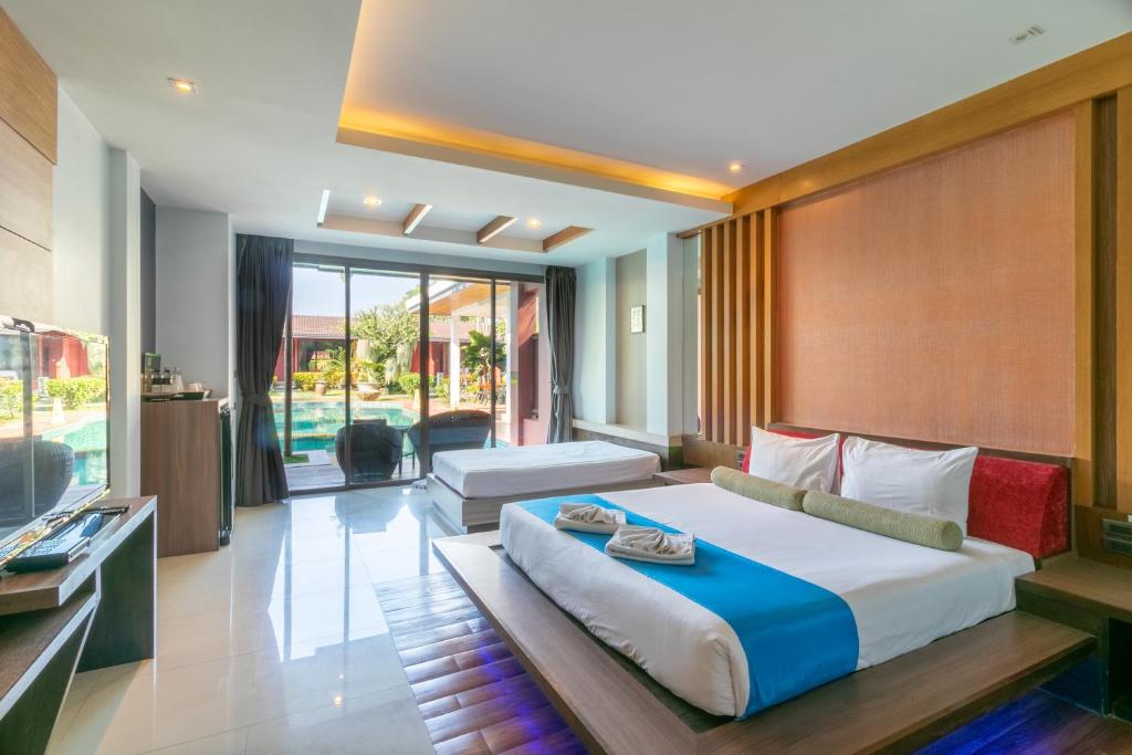 Двухместный (Двухместный номер Делюкс с 1 кроватью или 2 отдельными кроватями, доступ к бассейну) отеля Mai Morn Resort, Пхукет