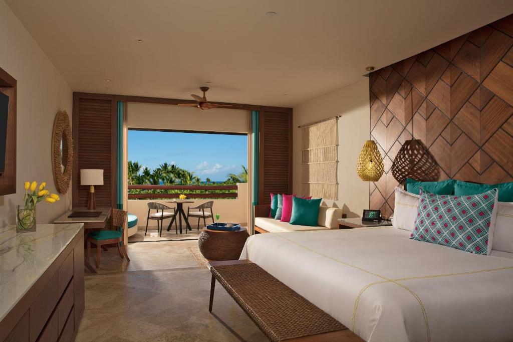 Сьюит (Полулюкс с кроватью размера «king-size», частичным видом на океан и завтраком) курортного отеля Secrets Maroma Beach Riviera Cancun - Только для взрослых - Все включено, Пуэрто-Морелос