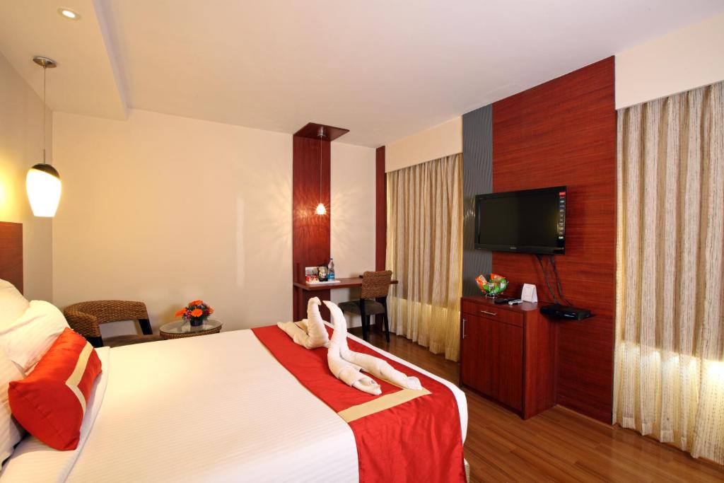 Двухместный (Двухместный номер Супер Делюкс с 1 кроватью или 2 отдельными кроватями) отеля Octave Hotel & Spa - Sarjapur Road, Бангалор