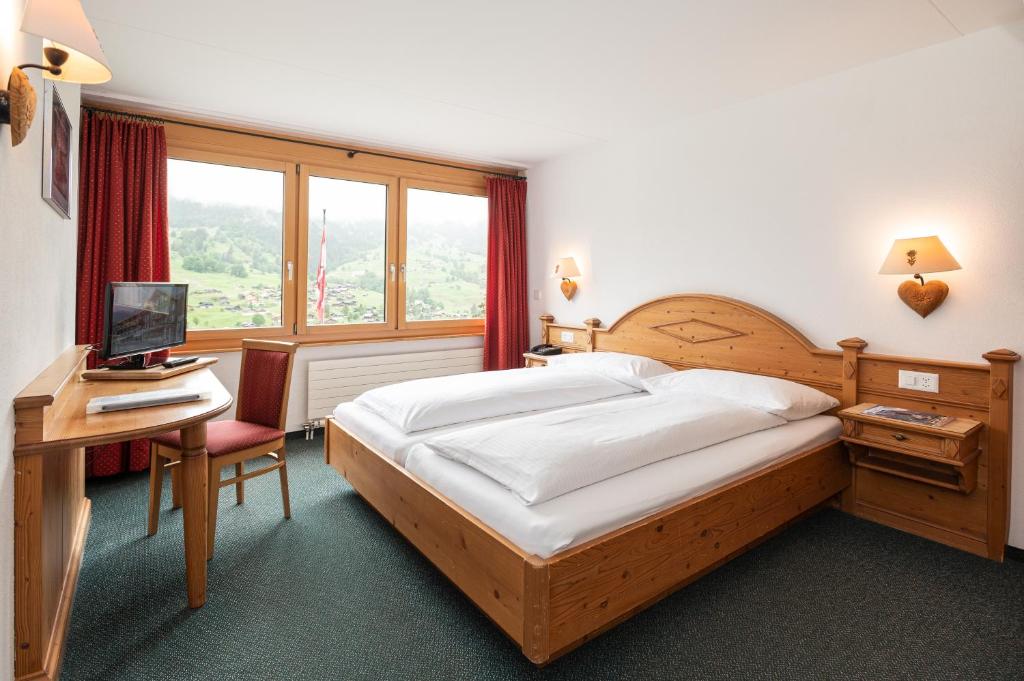 Двухместный (Двухместный номер с 1 кроватью) отеля Jungfrau Lodge, Annex Crystal, Гриндельвальд