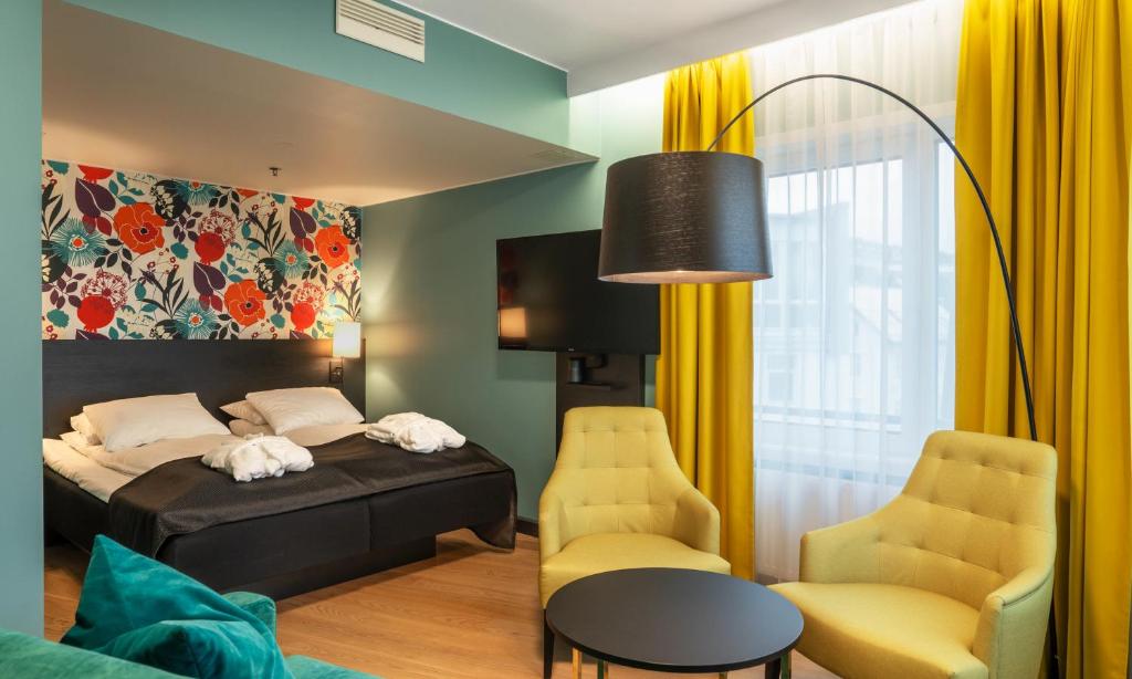 Двухместный (Двухместный номер бизнес-класса с 1 кроватью или 2 отдельными кроватями) отеля Thon Hotel Harstad, Харстад