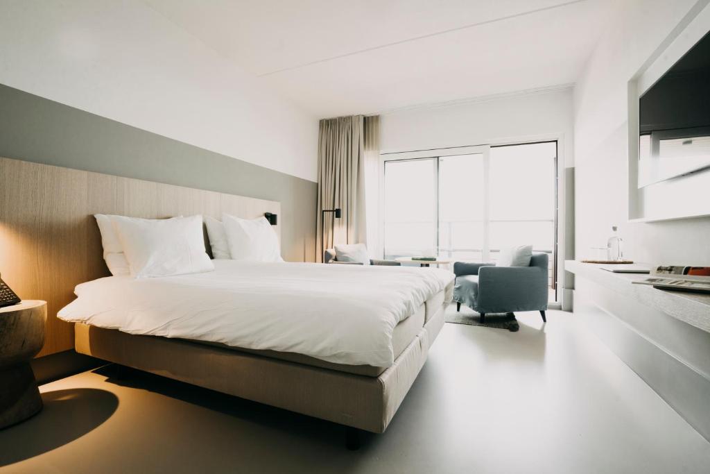 Двухместный (Двухместный номер с 2 отдельными кроватями и видом на море) отеля Strandhotel, Берген-оп-Зом