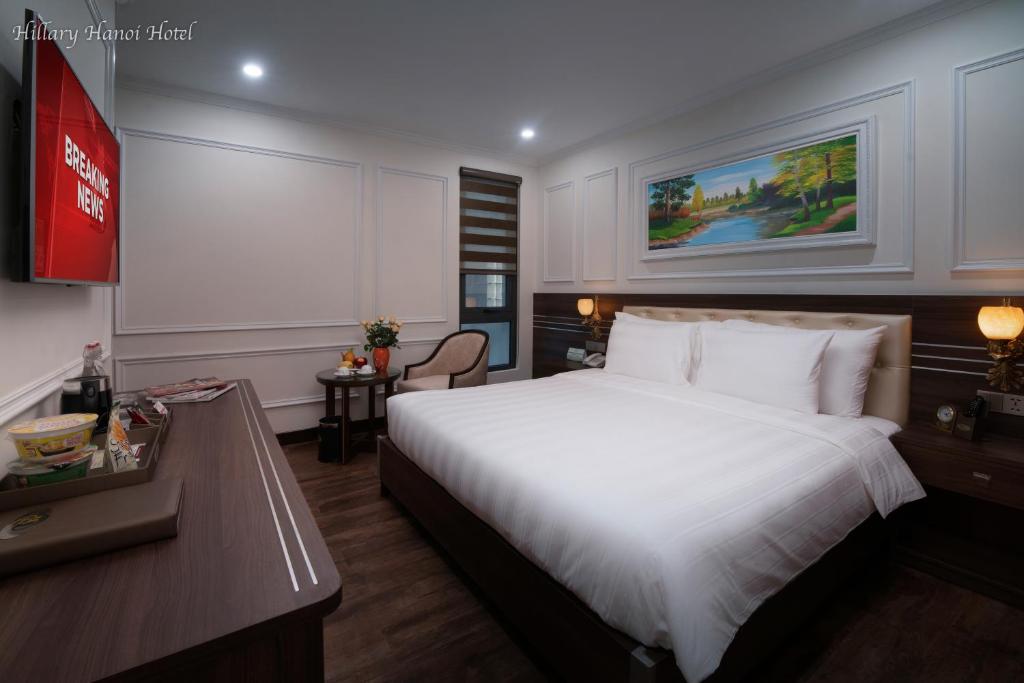 Двухместный (Улучшенный двухместный номер с 1 кроватью) отеля Hillary Hanoi Hotel, Ханой
