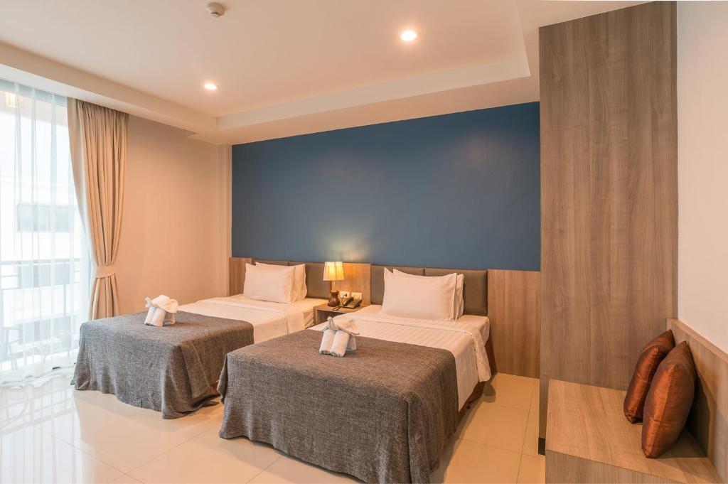 Двухместный (Двухместный номер Делюкс с 2 отдельными кроватями) отеля Lada Krabi Residence, Краби