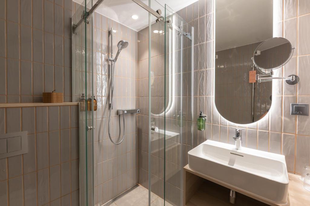 Двухместный (Стандартный двухместный номер с 1 кроватью или 2 отдельными кроватями) отеля Oru Hotel, Таллин