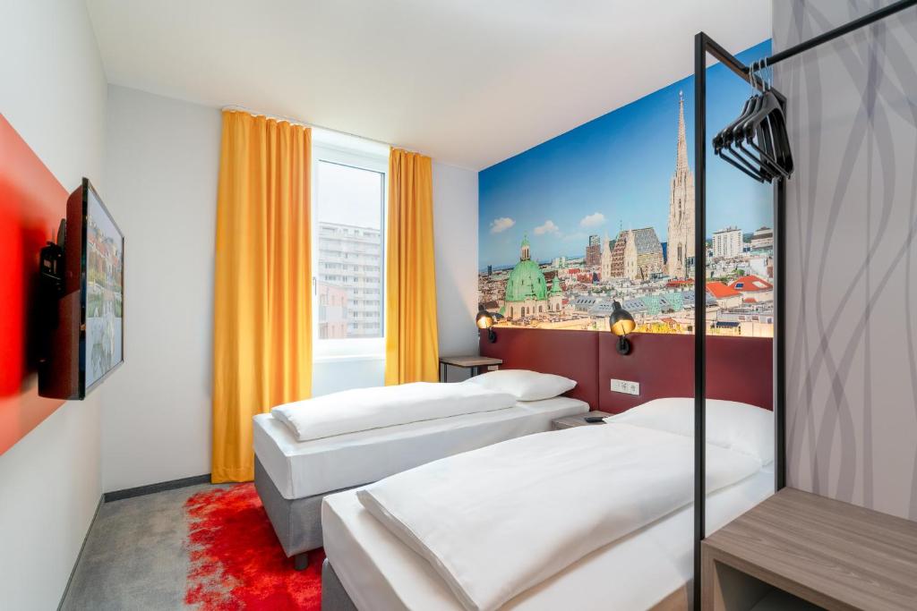 Двухместный (Двухместный номер с 2 отдельными кроватями) отеля Campanile Vienna South, Вена