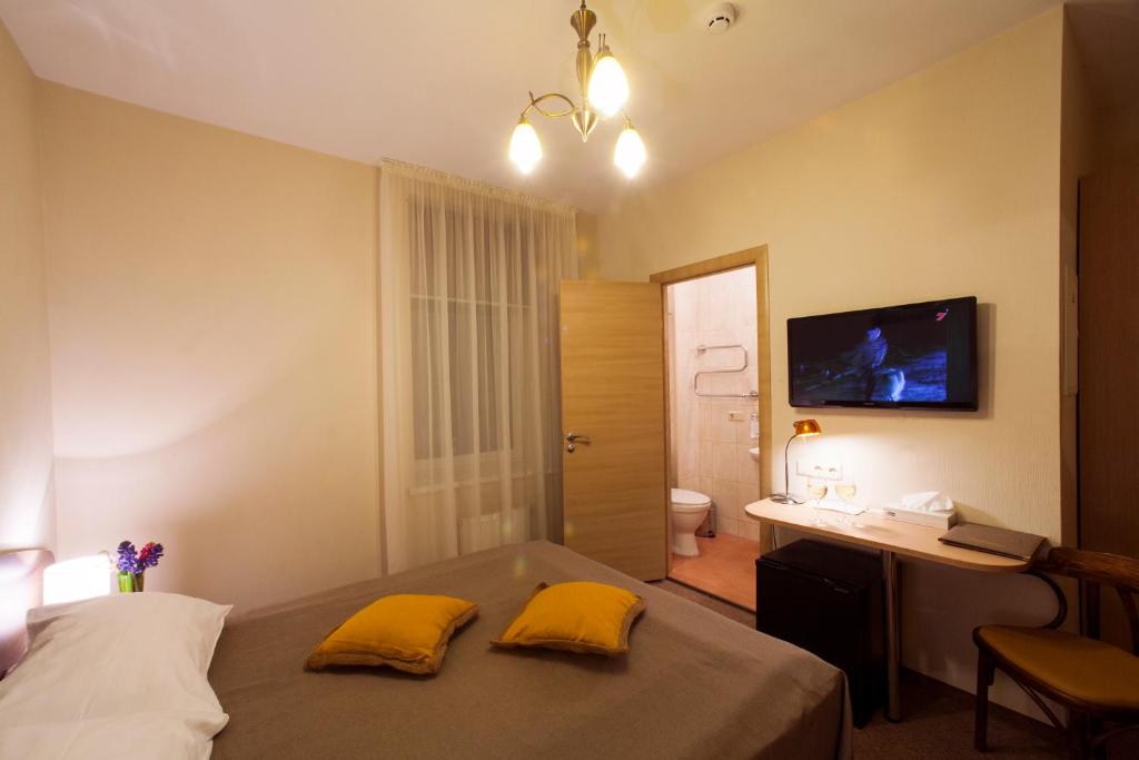 Двухместный (Стандартный двухместный номер с 1 кроватью или 2 отдельными кроватями) апарт-отеля Dzintars Hotel, Юрмала