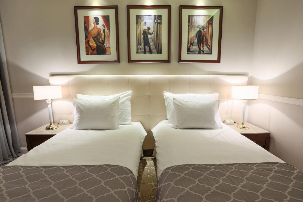Двухместный (Двухместный номер Делюкс с 2 отдельными кроватями) отеля Hotel International Iasi, Яссы
