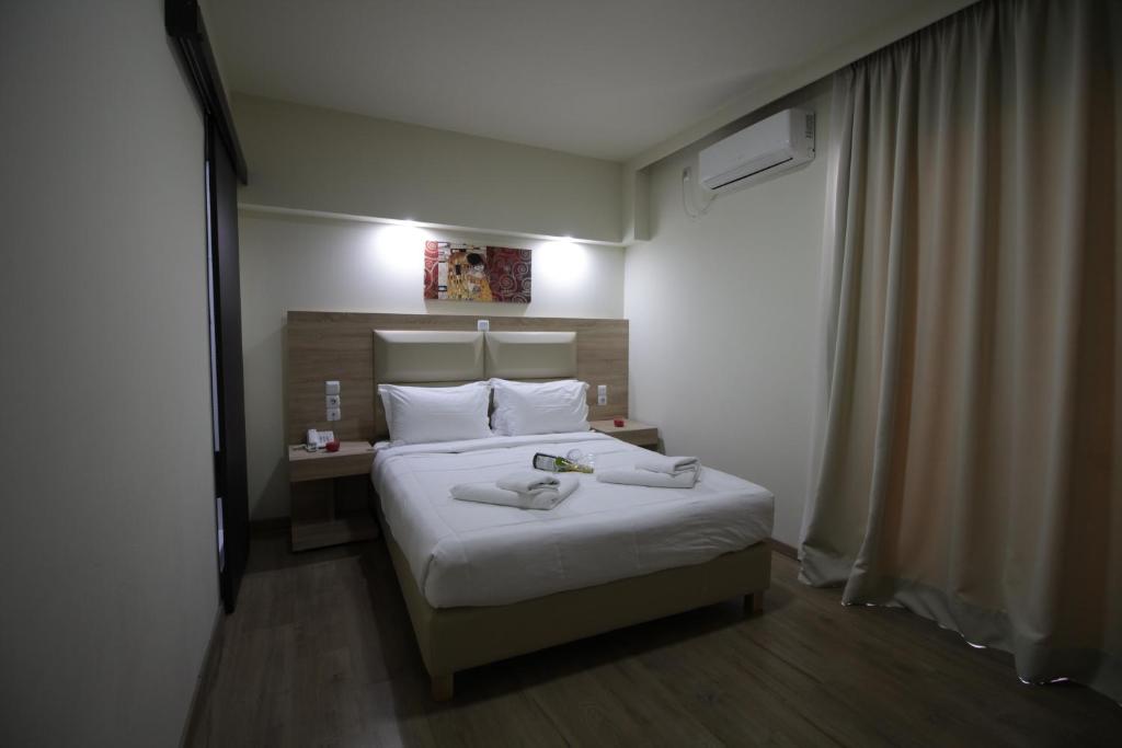 Двухместный (Двухместный номер с 1 кроватью или 2 отдельными кроватями и собственной ванной комнатой) отеля Elikon, Афины