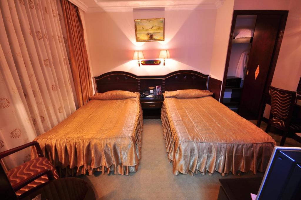 Двухместный (Бюджетный двухместный номер с 2 отдельными кроватями) отеля Hotel Arca lui Noe, Синая