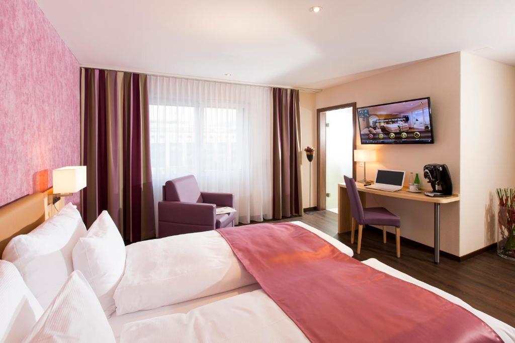 Двухместный (Улучшенный двухместный номер с 1 кроватью) отеля Hotel Amaris, Ольтен