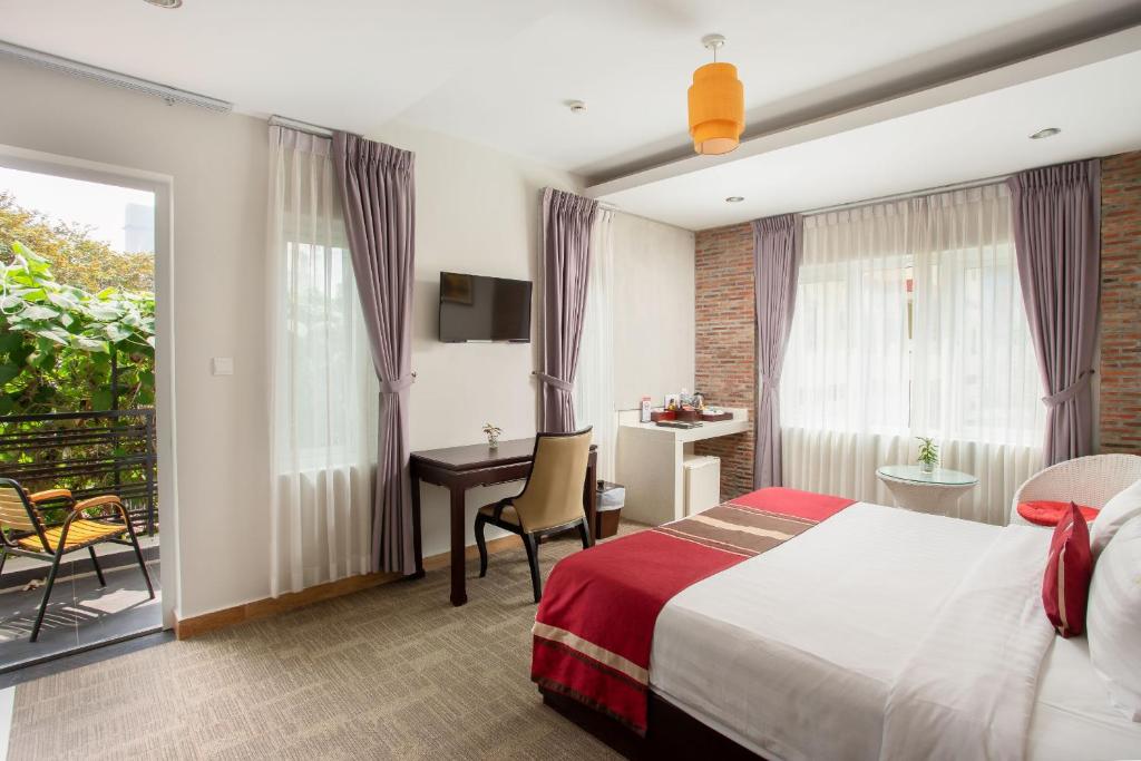 Двухместный (Представительский двухместный номер с 1 кроватью) отеля Sovanna Hotel, Пномпень
