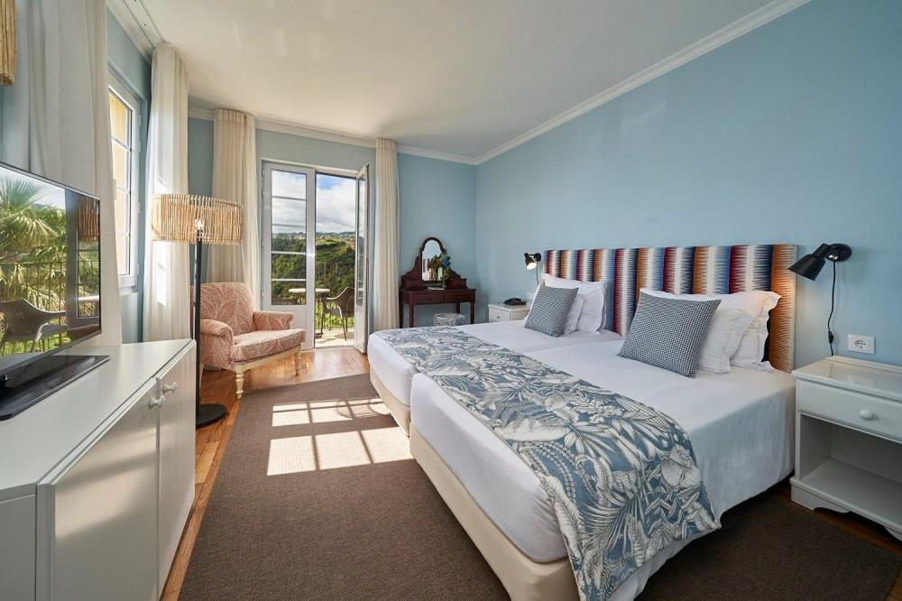 Двухместный (Двухместный номер с 2 отдельными кроватями и балконом) отеля Hotel Quinta Do Furao, Сантана