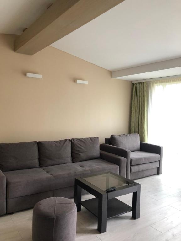 Апартаменты (Апартаменты Делюкс с 1 спальней, мини-кухней и террасой), Eurovila - Home Suite Palanga