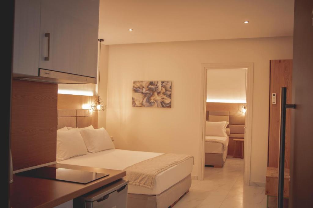 Студио (Номер-студио с кроватью размера «king-size») апартамента Medusa Luxury Apartments, Неа-Перамос