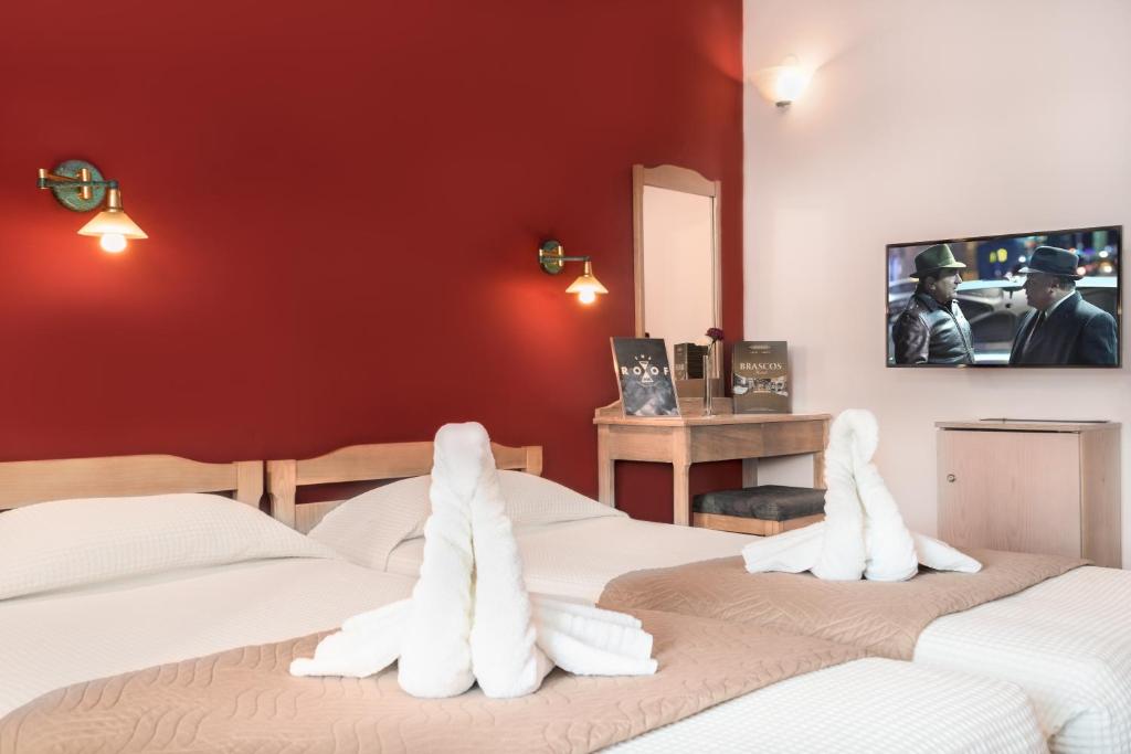 Двухместный (Двухместный номер с 2 отдельными кроватями) отеля Hotel Brascos, Ретимно, Крит