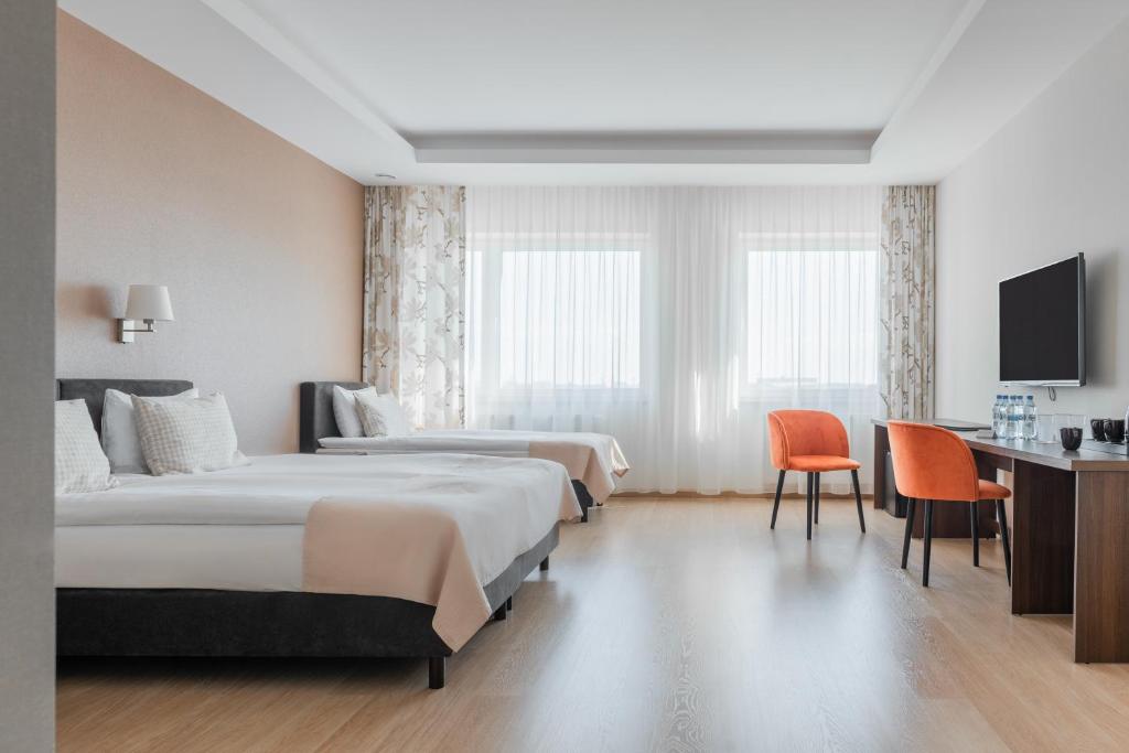 Апартаменты (Premium Apartment with City View (3 Adults)) апарт-отеля Green Loft Gdynia, Гдыня