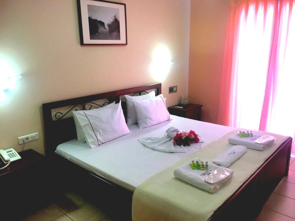 Двухместный (Двухместный номер с 1 кроватью или 2 отдельными кроватями) отеля Virginia Hotel, Тинос