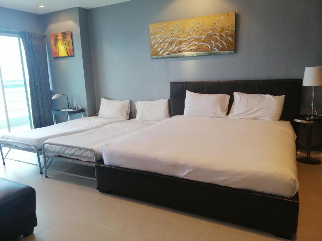 Четырехместный (Четырехместный номер с видом на море), View Talay 6 Pattaya Beach Condominium by Honey