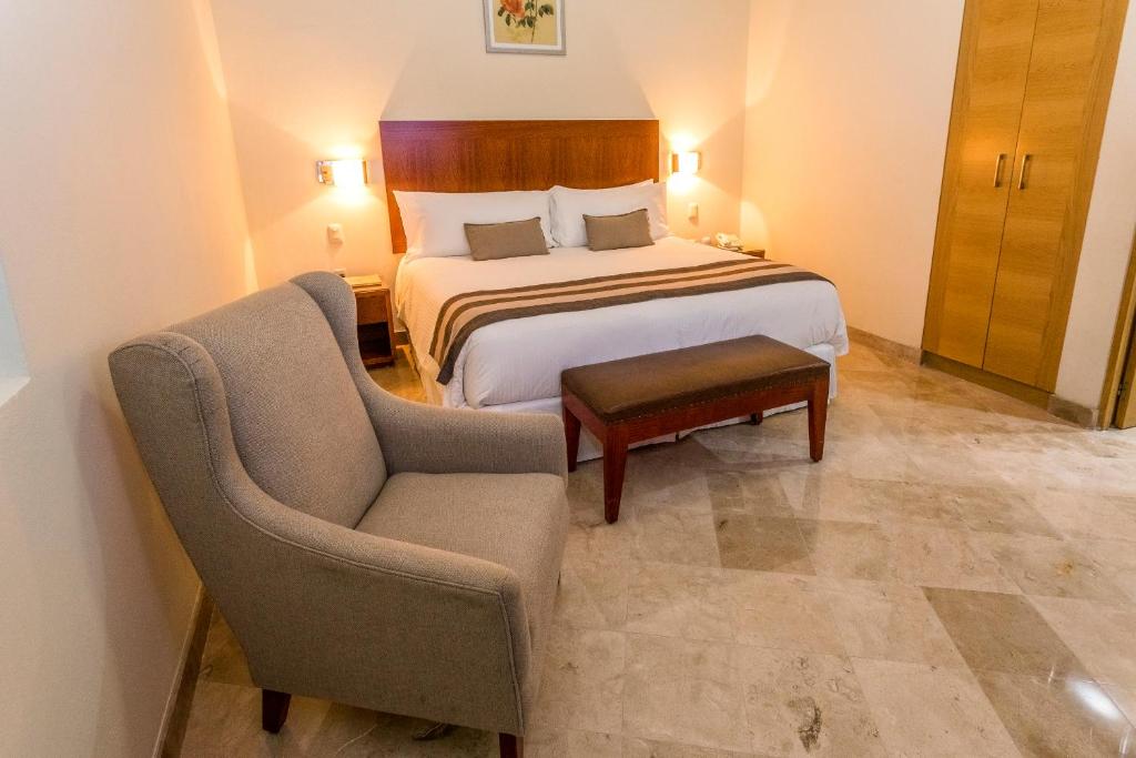 Двухместный (Номер Делюкс) отеля Hotel Parador de Alcalá, Оахака-де-Хуарес
