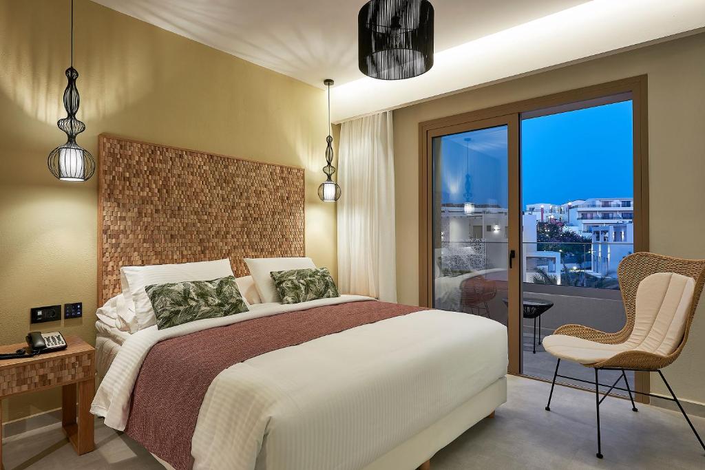 Двухместный (Двухместный номер с 1 кроватью, боковой вид на море) отеля Pepper Sea Club Hotel, Георгиуполис