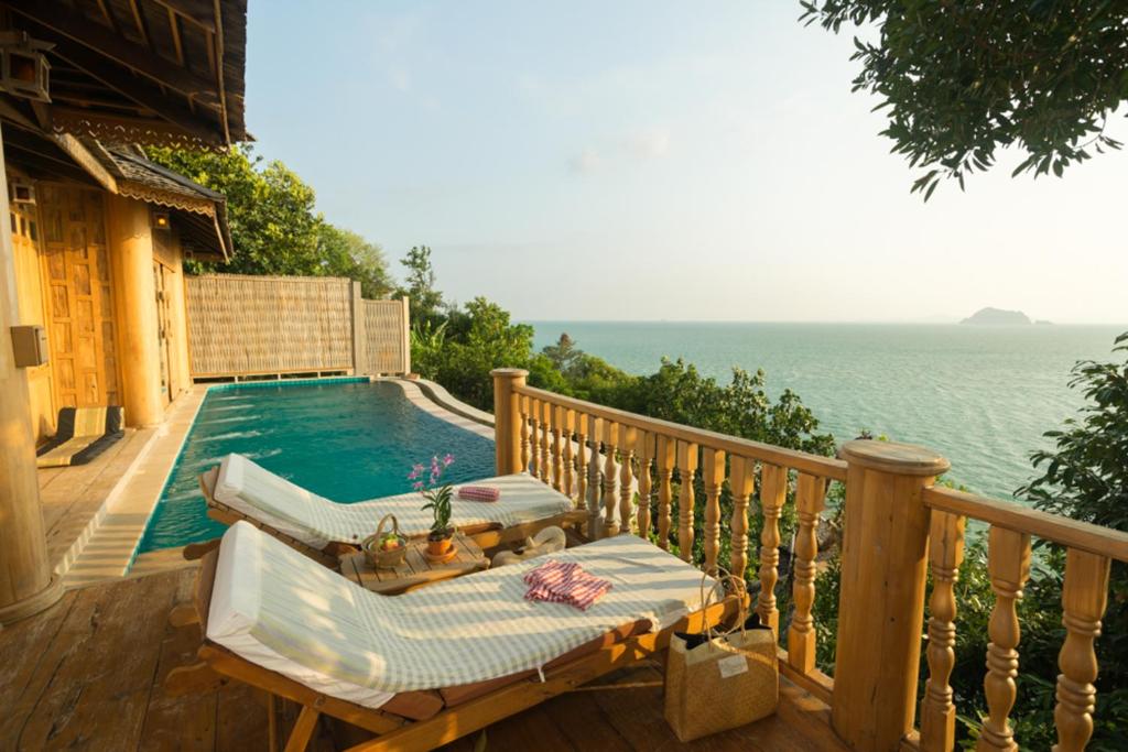 Сьюит (Вилла с бассейном с видом на океан) курортного отеля Santhiya Koh Yao Yai Resort & Spa, Кох Яо Яй