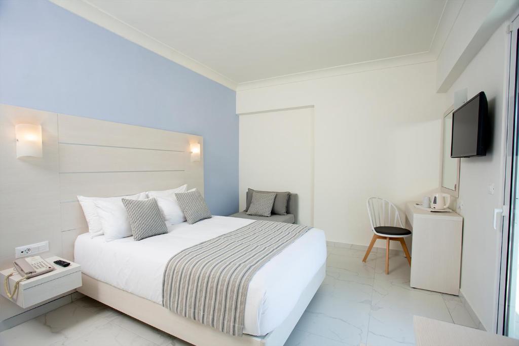 Двухместный (Стандартный двухместный номер с 1 кроватью или 2 отдельными кроватями и видом на сад) отеля Kipriotis Hotel, Родос