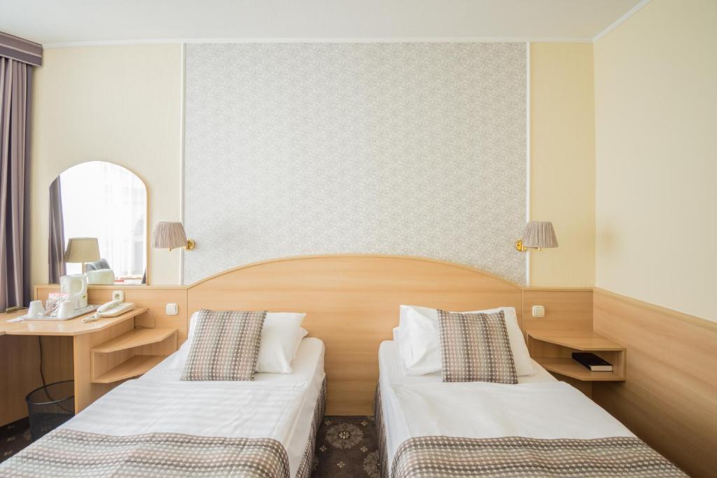 Двухместный (Двухместный номер Делюкс с 2 отдельными кроватями) отеля Hotel Orion Várkert, Будапешт