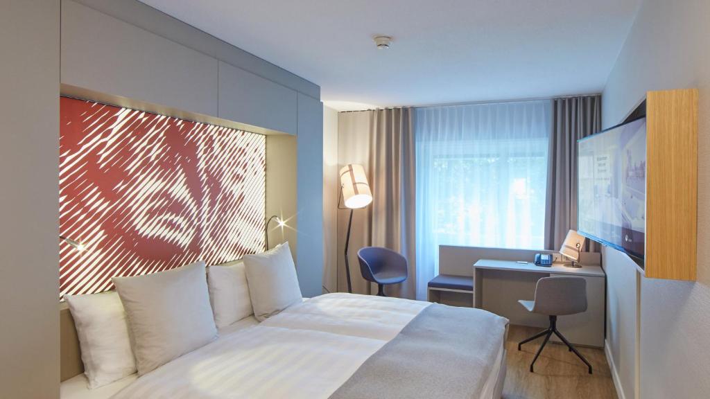 Двухместный (Улучшенный двухместный номер с 1 кроватью) отеля Hotel Wettstein, Базель