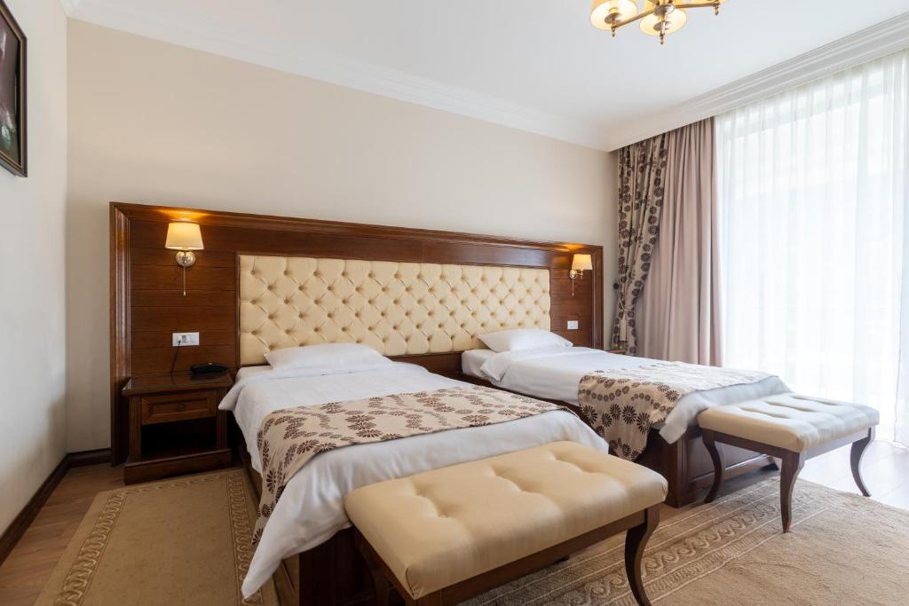 Двухместный (Двухместный номер с 2 отдельными кроватями 3* Plus) отеля Hotel Gabriela, Вишеу-де-Сус
