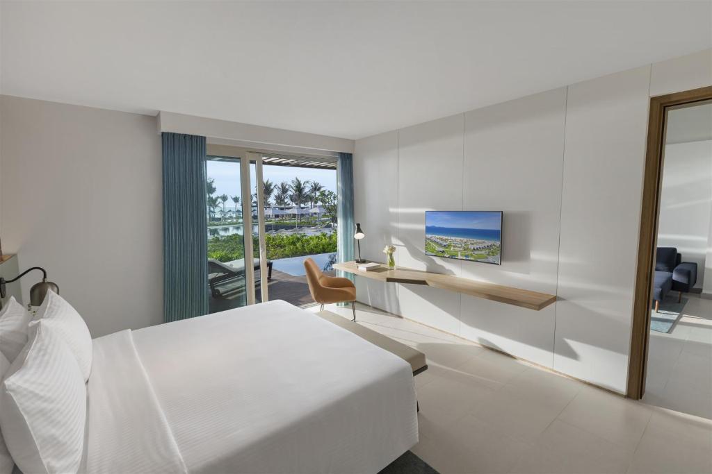 Вилла (Павильон с 2 спальнями и бассейном, рядом с океаном - Первый этаж) курортного отеля Alma Resort Cam Ranh, Камрань