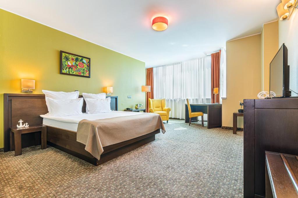 Двухместный (Двухместный номер Делюкс с 1 кроватью и видом на Дунай) отеля Vega Hotel, Галац