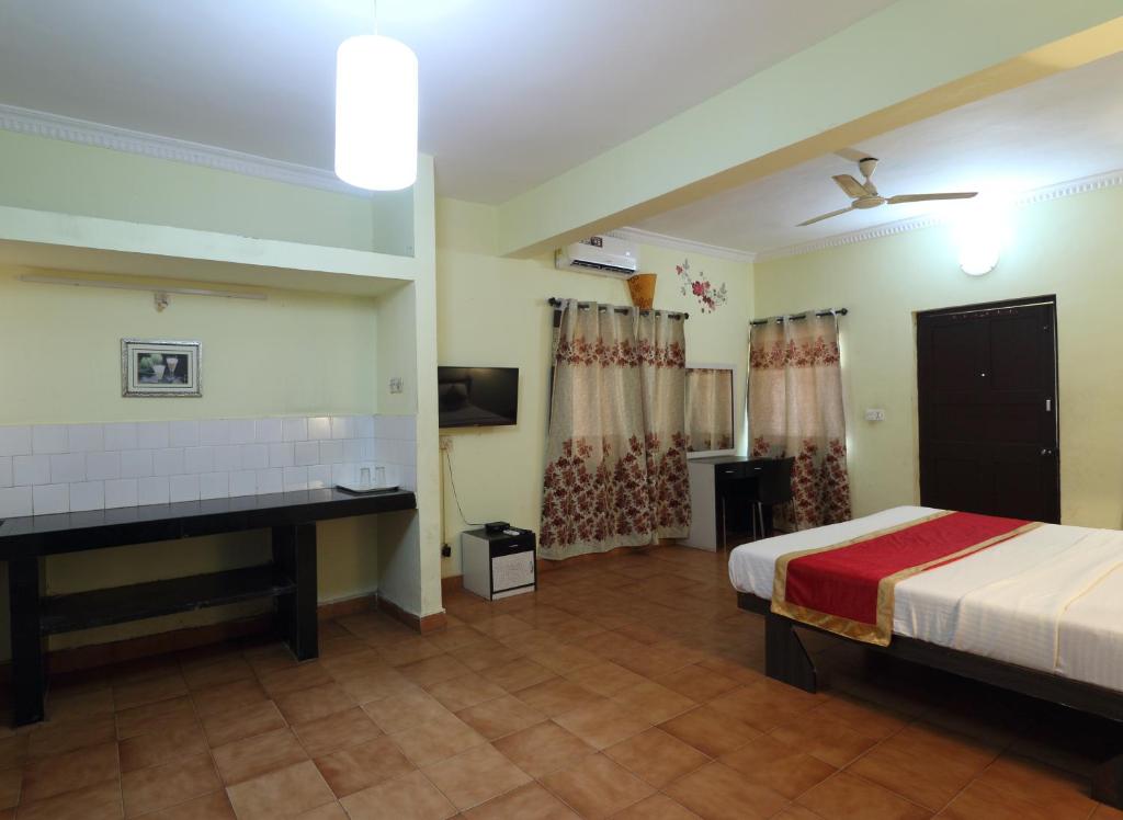 Двухместный (Двухместный номер с 1 кроватью и видом на бассейн) курортного отеля Ondas Do Mar Phase 2, Калангут