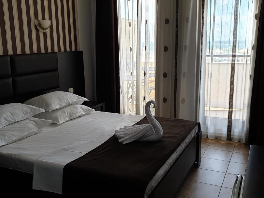 Двухместный (Двухместный номер с 1 кроватью и балконом, вид на море) отеля Hotel Solea Beach, Мамая