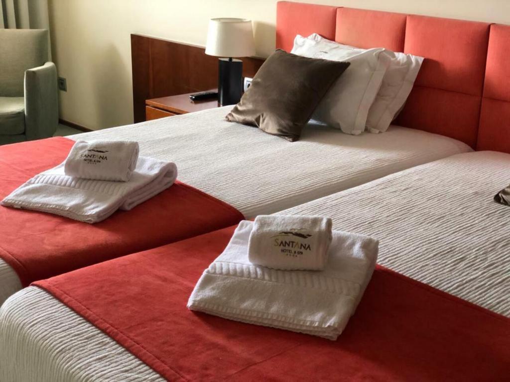 Двухместный (Двухместный номер с 1 кроватью или 2 отдельными кроватями с пакетом оздоровительных процедур) отеля Santana Hotel & SPA, Вила-ду-Конди