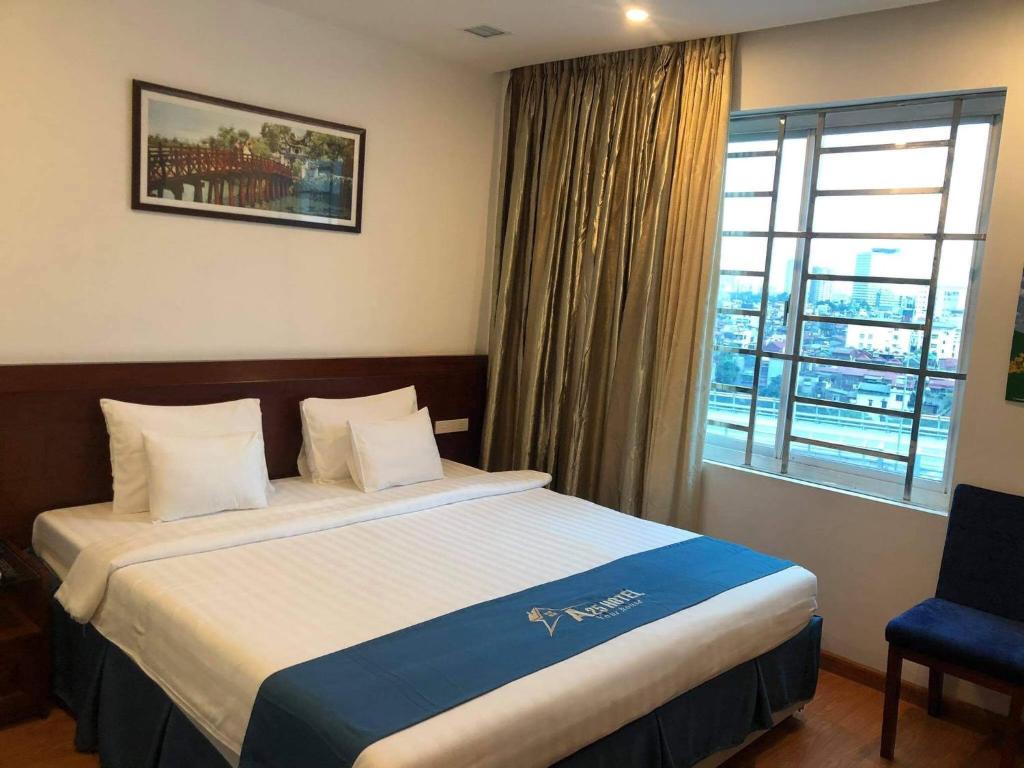 Двухместный (Улучшенный двухместный номер с 1 кроватью) отеля A25 Hotel - 63A Phương Liệt, Ханой