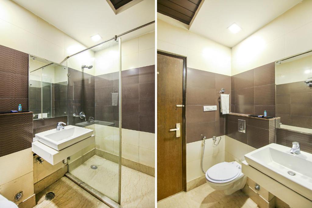 Двухместный (Улучшенный двухместный номер с 1 кроватью) отеля FabHotel Bellevue, Нью-Дели