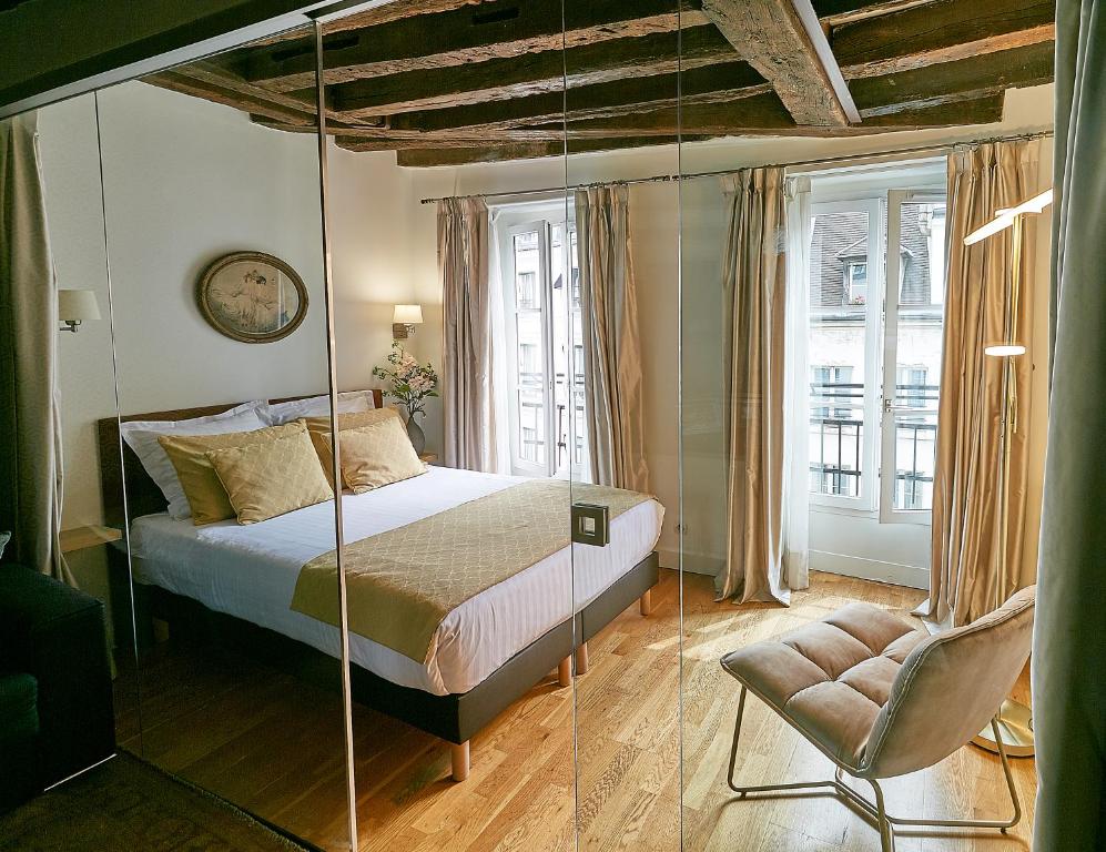 Апартаменты (Апартаменты 45 с 1 спальней (для 4 взрослых)) апартамента Apartments Du Louvre, Париж